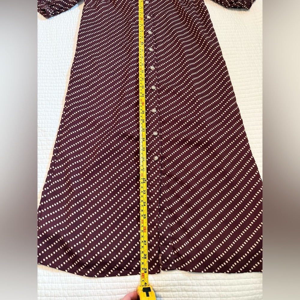 Ann Taylor Button Up Polka Dot Dress - Picture 13 of 13